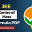 Centre of Mass Formulas for JEE 2027, Check & Download PDF