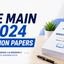 JEE Main 2024 Question Papers, Download Session 1 & 2 PDF