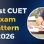 Christ CUET Exam Pattern 2026, Section-wise Marking Scheme