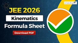 Kinematics Formulas For JEE 2026, Check & Download PDF