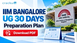 IIMB UG 30 Days Preparation Plan 2026, Section-wise Strategy