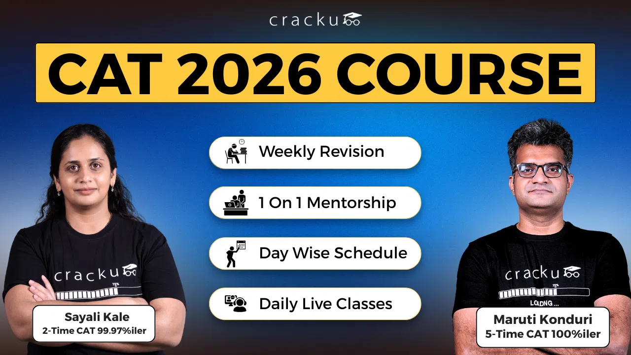Cracku #39 s CAT 2026 Course by 5 time 100%iler (From Basics)
