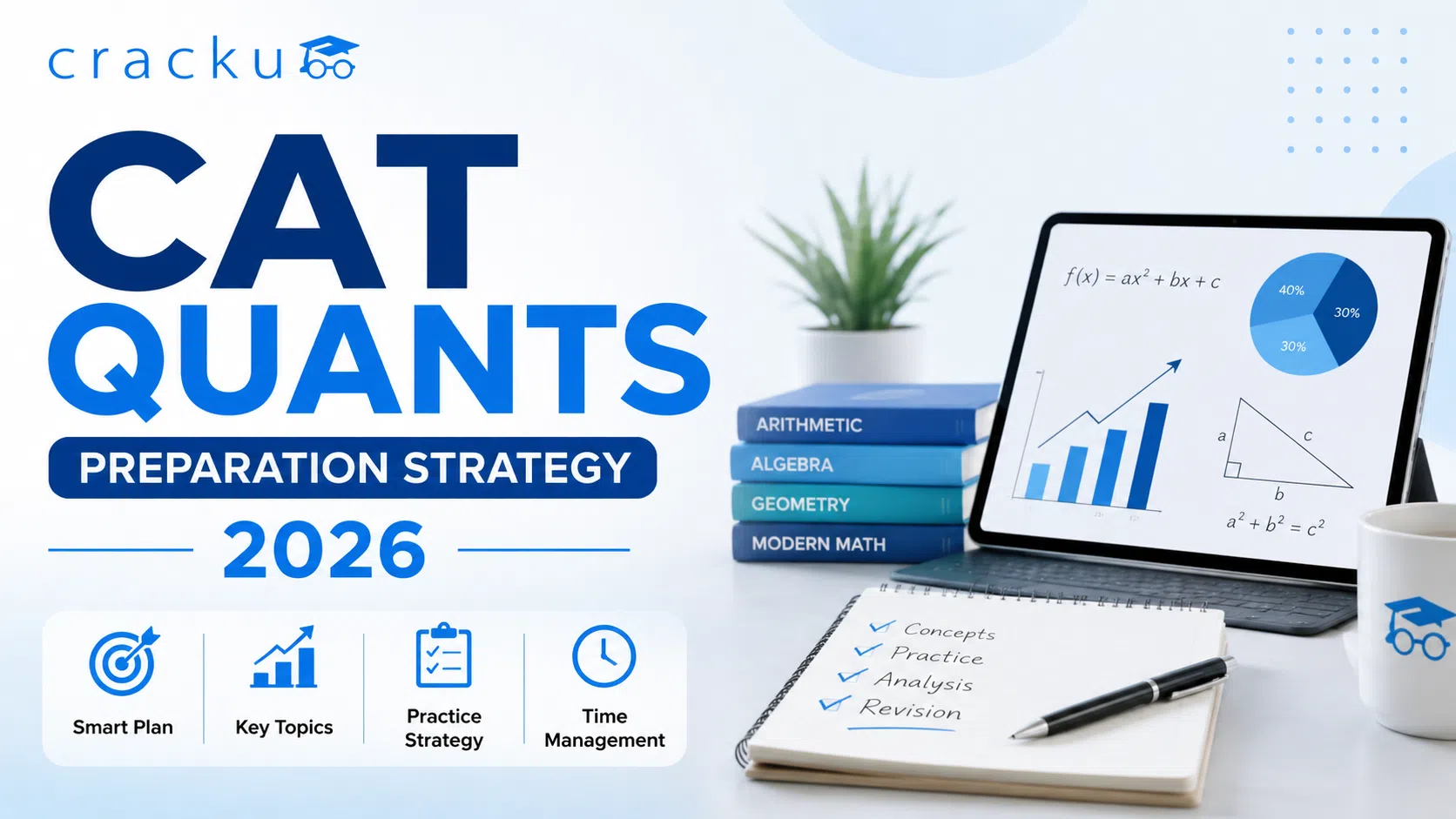 CAT Quants Preparation Strategy 2026, Study Materials, Questions