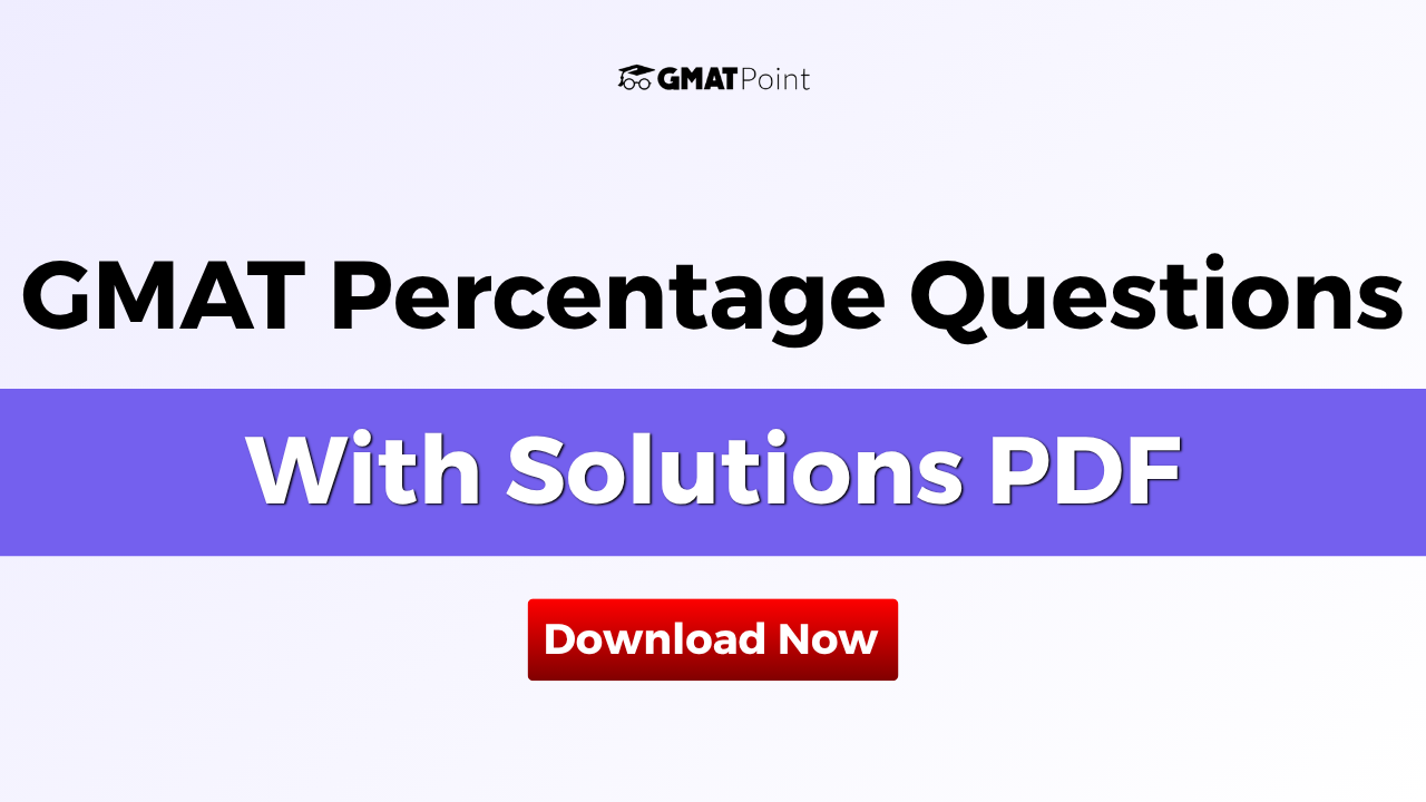 Gmat percentage questions