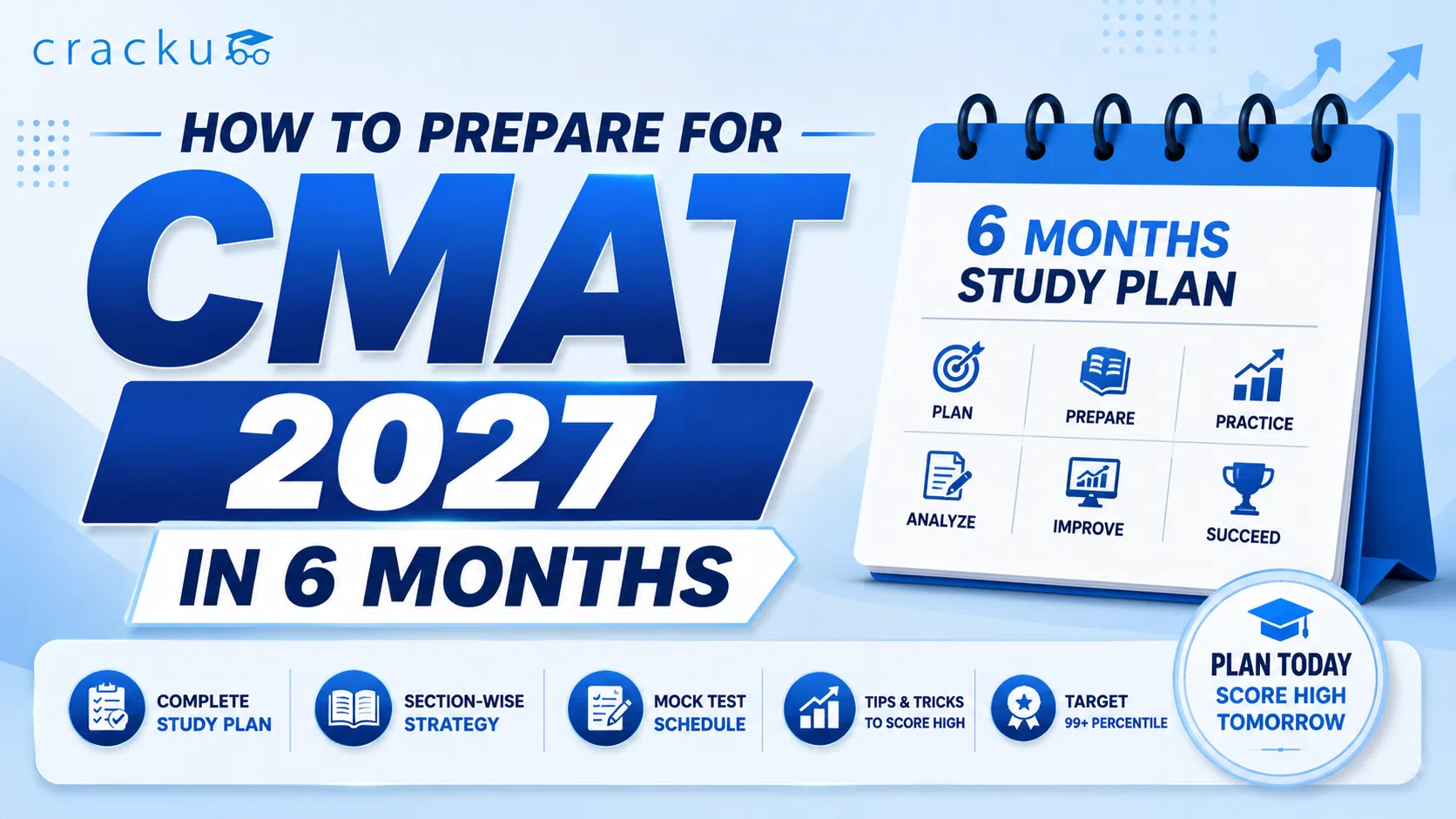 How to Prepare for CMAT 2027 in 6 Months, Study Plan PDF image