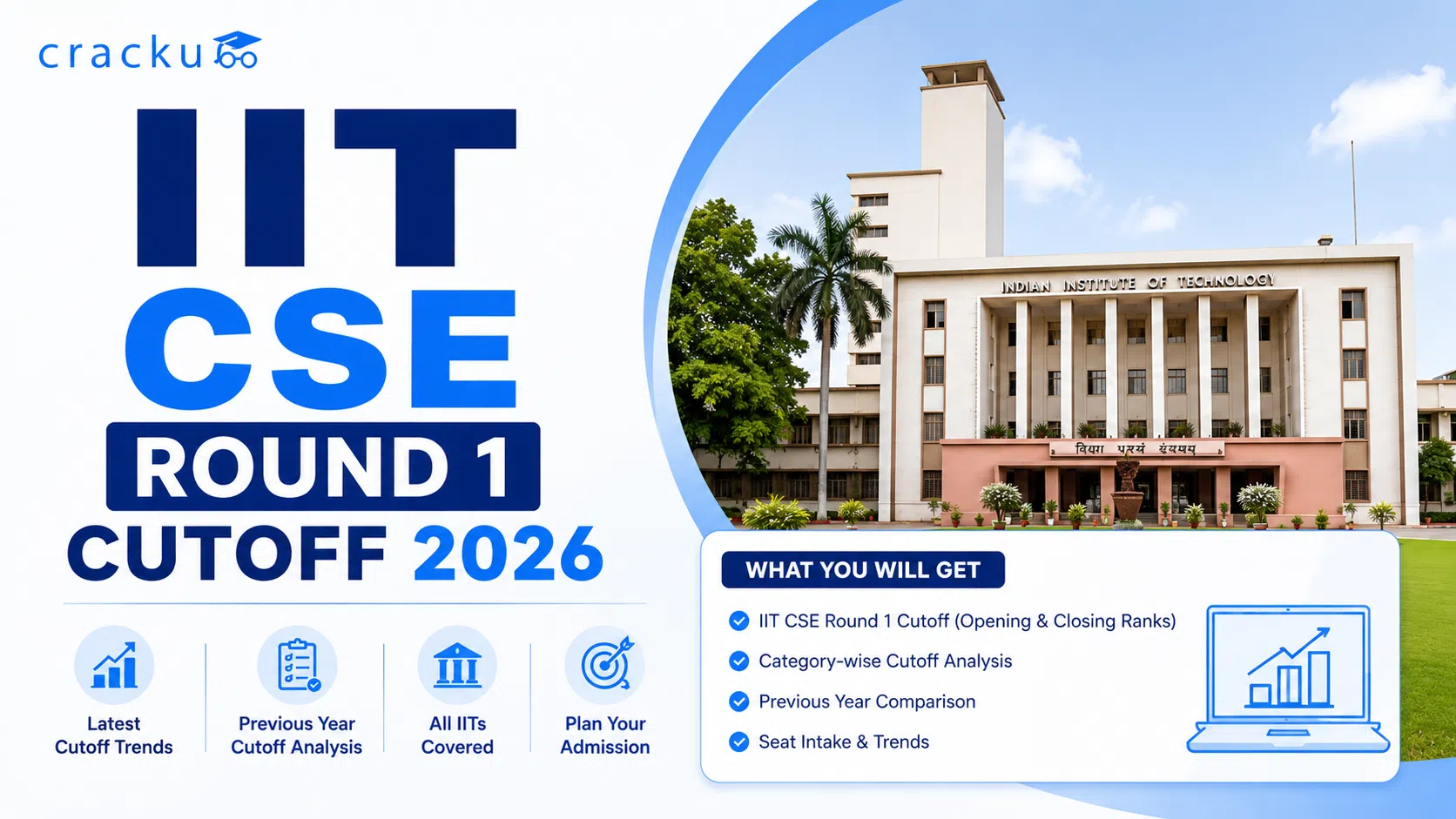 IIT CSE Round 1 Cutoff 2026, Check Opening and Closing Rank