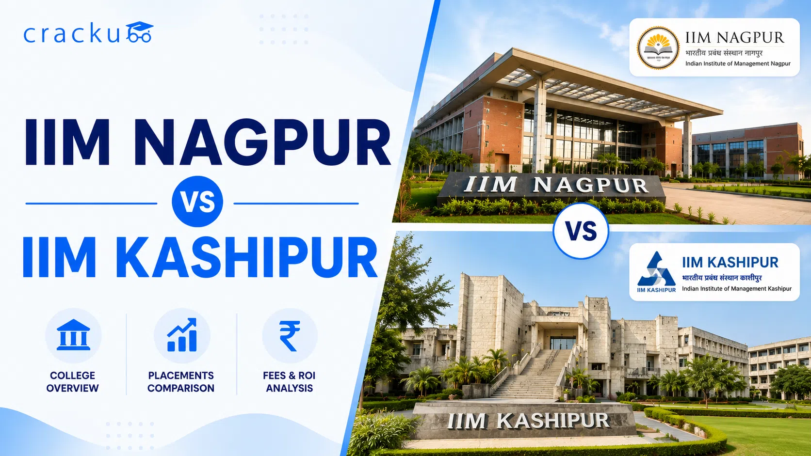 IIM Nagpur vs IIM Kashipur, MBA Fees, Placements, Cut Off image