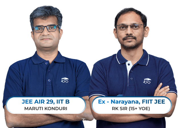 JEE AIR 29 Maruti Konduri and JEE AIR 20 Srikanth Lingamneni, Cracku mentors
