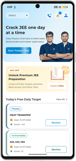 Cracku JEE app home screen