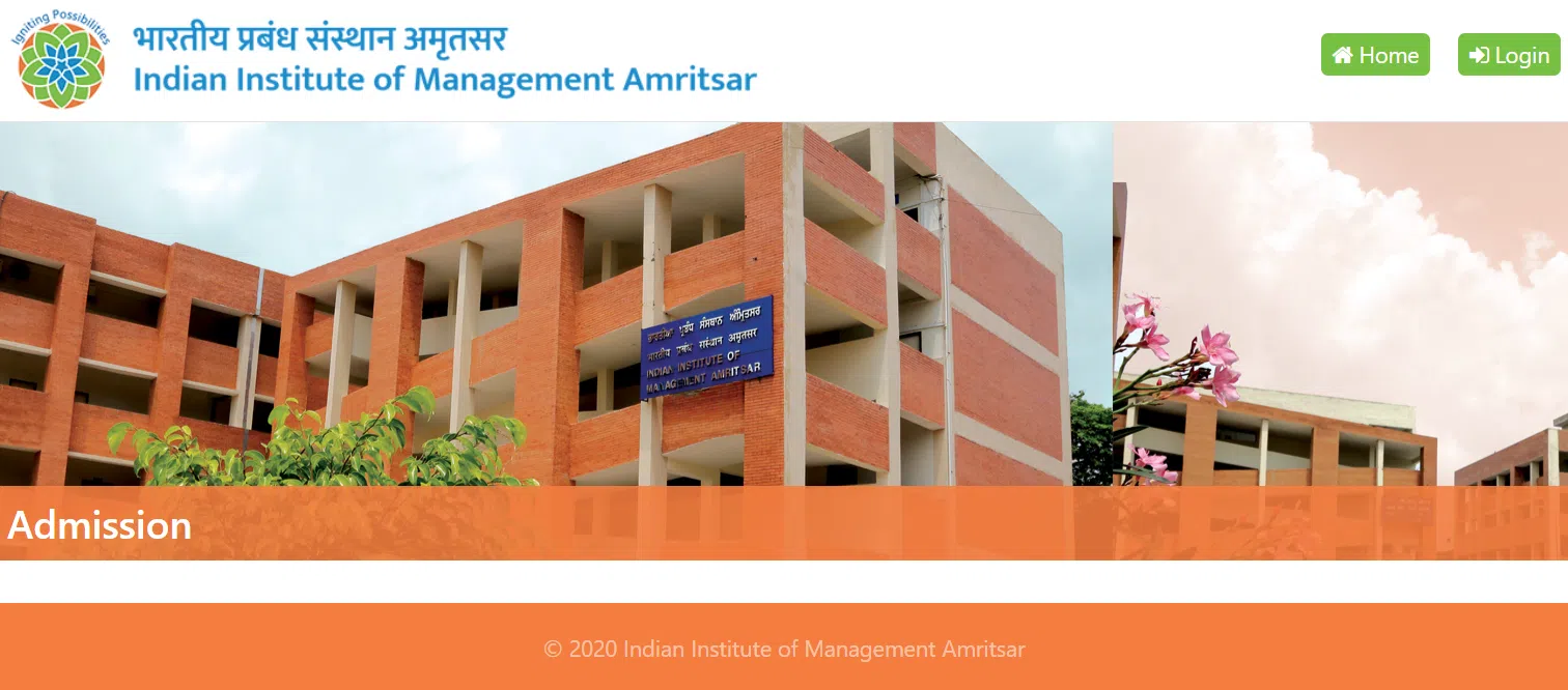 IIM Amritsar Official Website