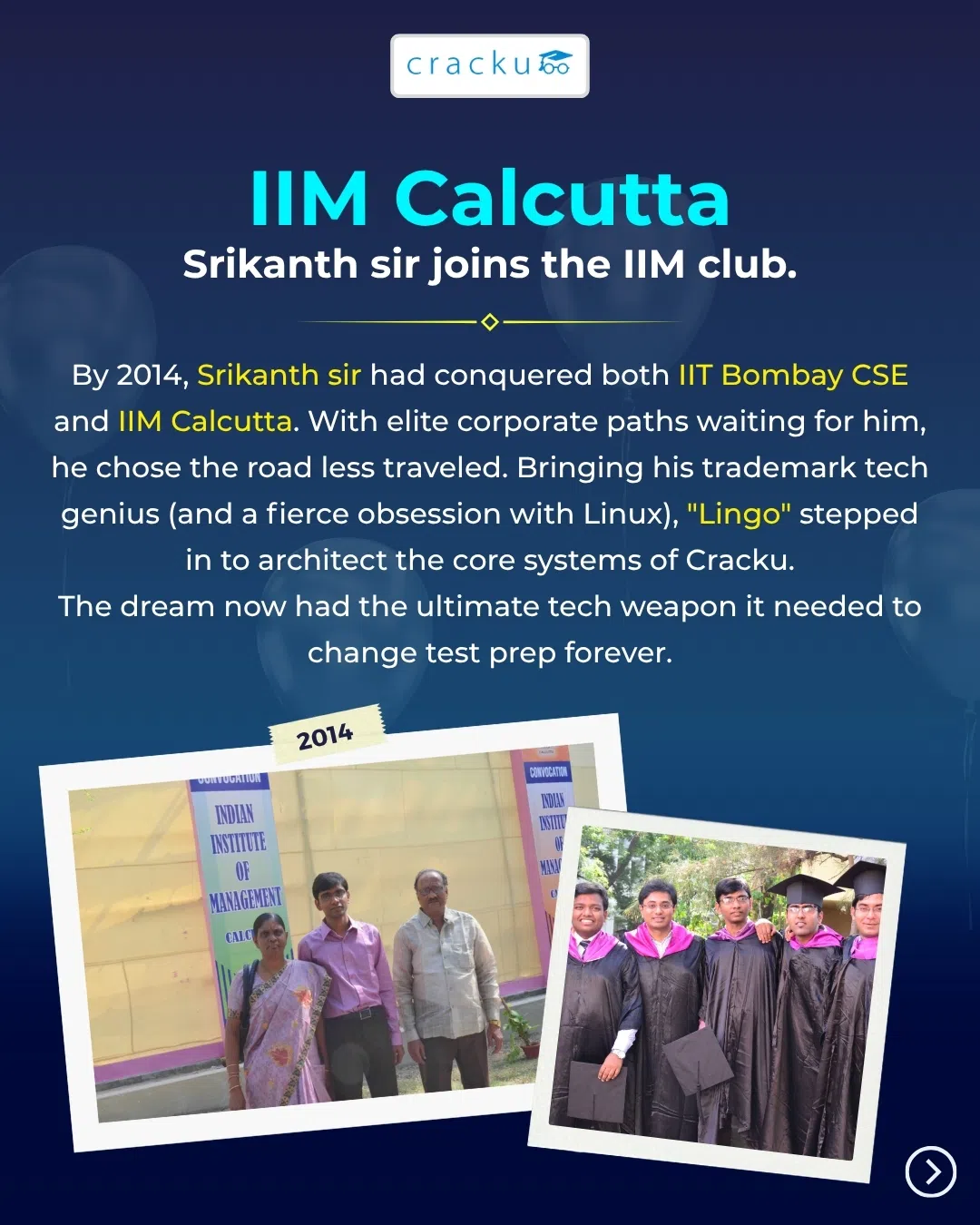 IIM Calcutta - Strengthening the foundation of Cracku