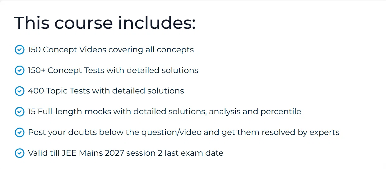 JEE Maths course