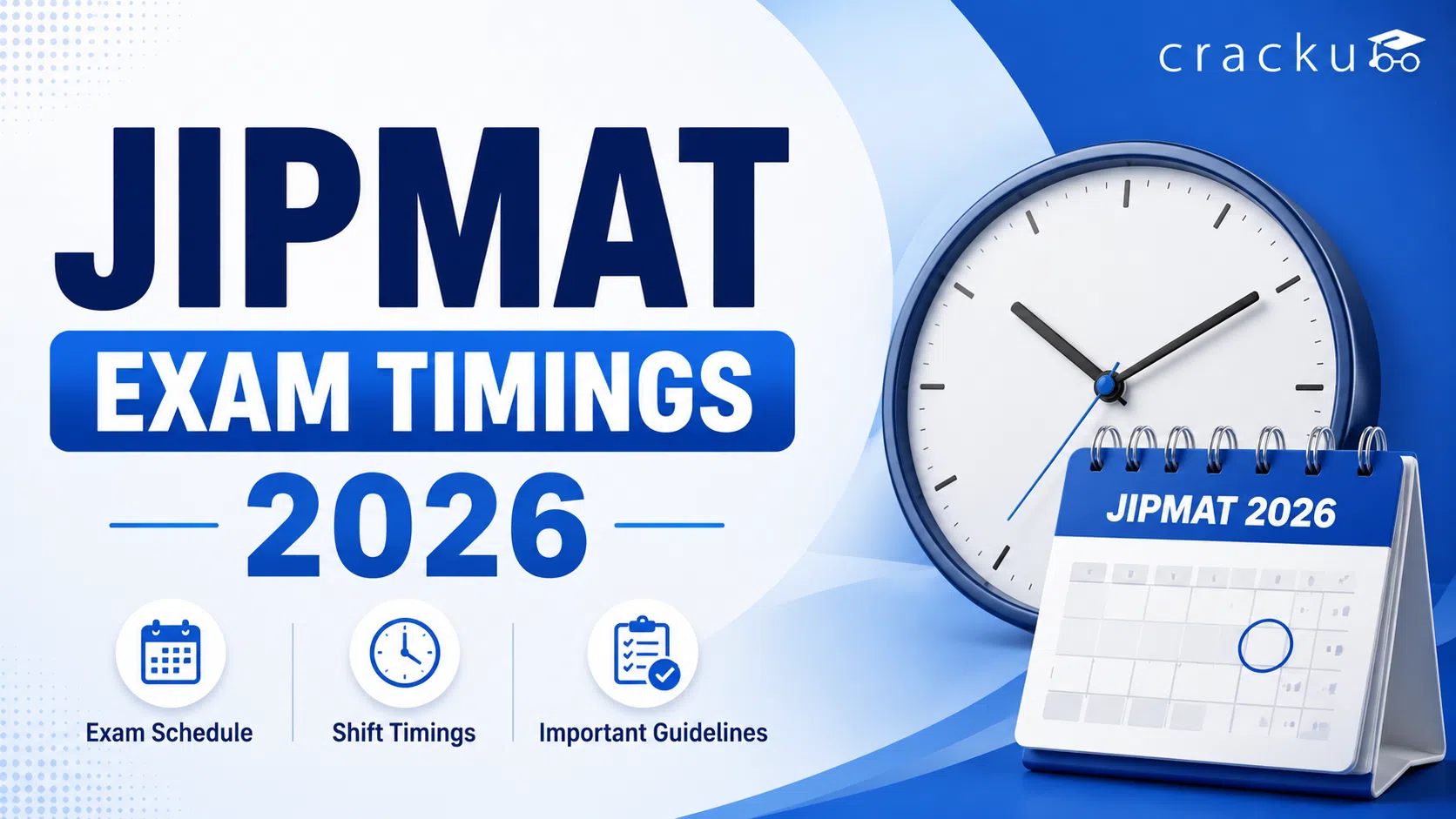JIPMAT Exam Timings 2026, Reporting Time & Preparation Tips image