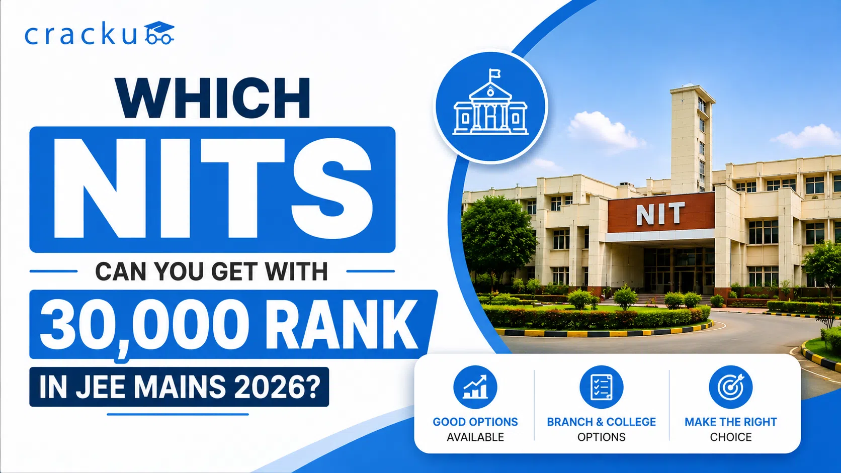 Which NITs Can You Get With 30,000 Rank in JEE Main 2026?