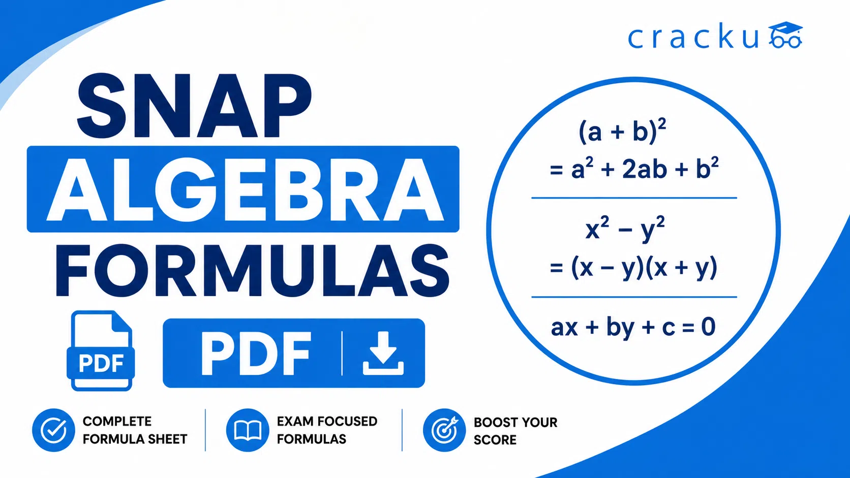 SNAP Algebra Formulas, Download Free PDF image