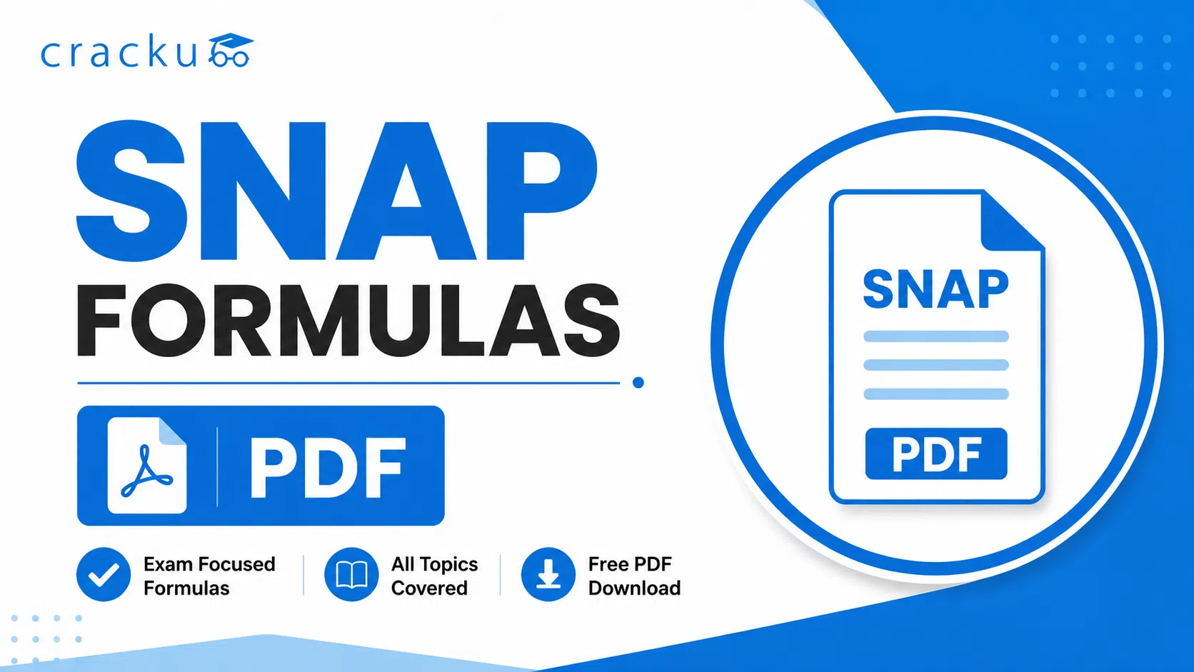 SNAP Formulas PDF, Download SNAP Quant Important Formulas