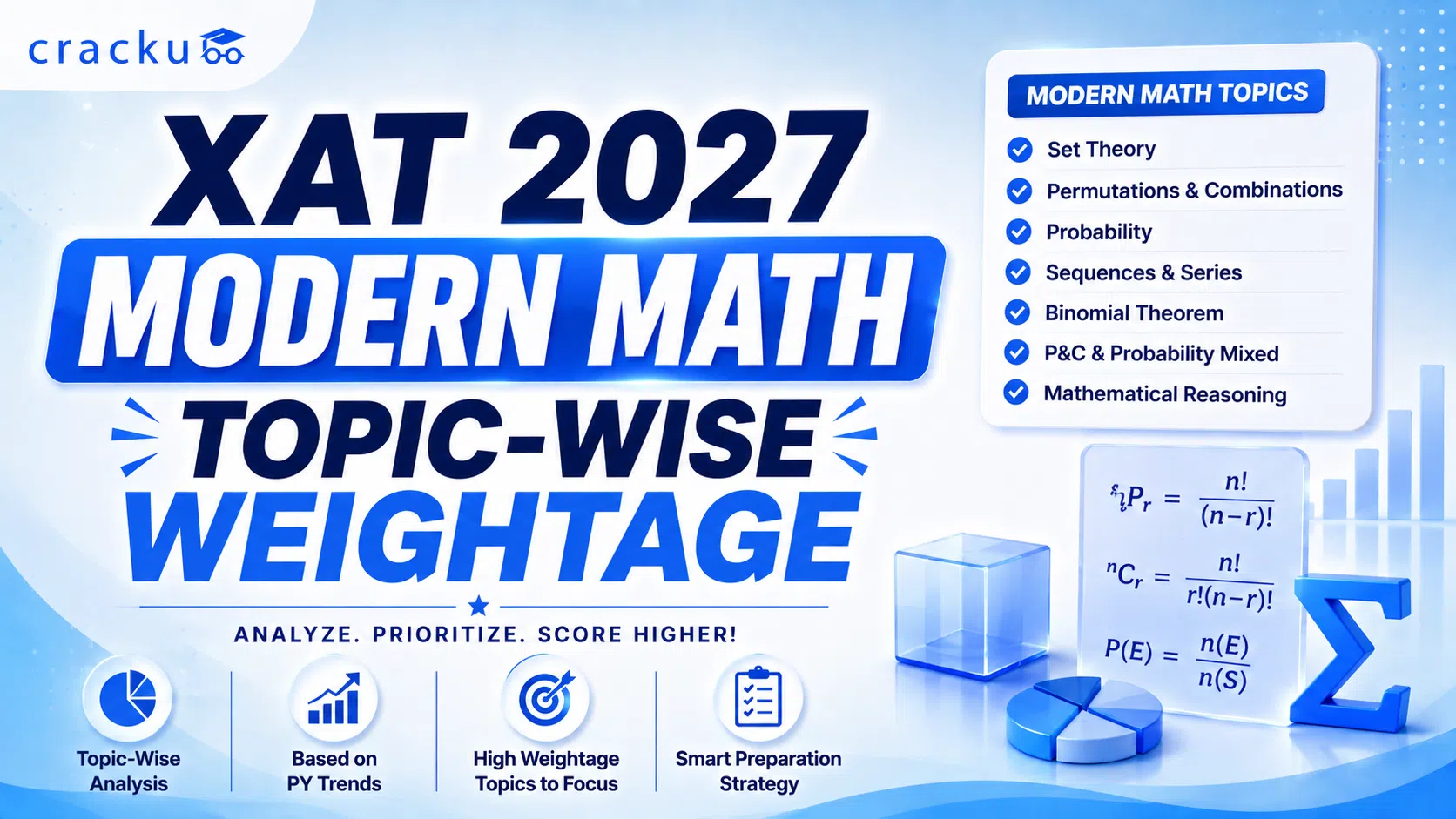 XAT Modern Math Topic-Wise Weightage 2027, PYQ Analysis image
