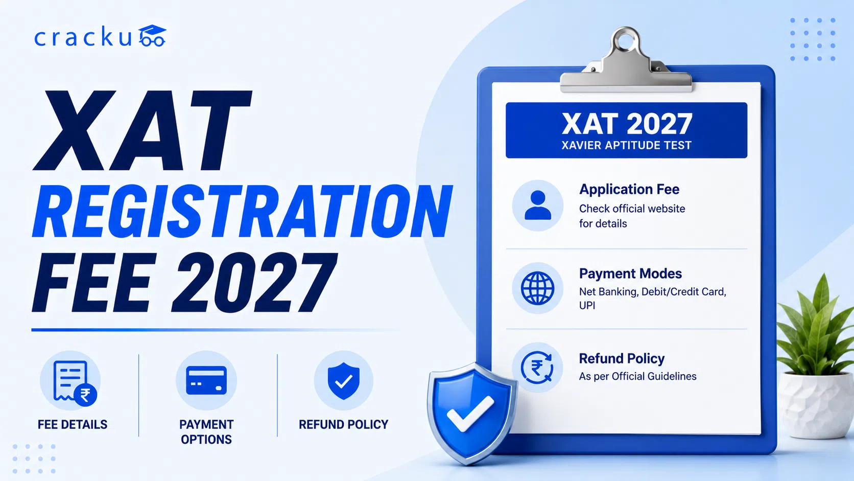 XAT Registration Fee 2027, Payment Methods & Refund Policy
